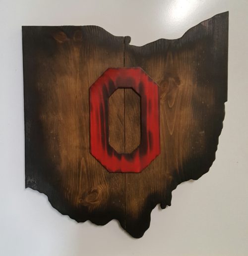 Ohio State Buckeyes Wall Sign Matte Finish Made It Ohio